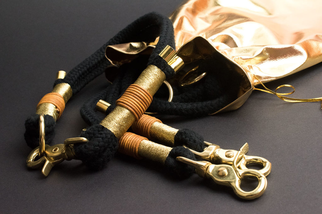 ARING PET Hundeleine & Halsband – Handgefertigt, Robust & Stylisch Für Kleine Bis Große Hunde | Mit Starken Stahlbeschlägen